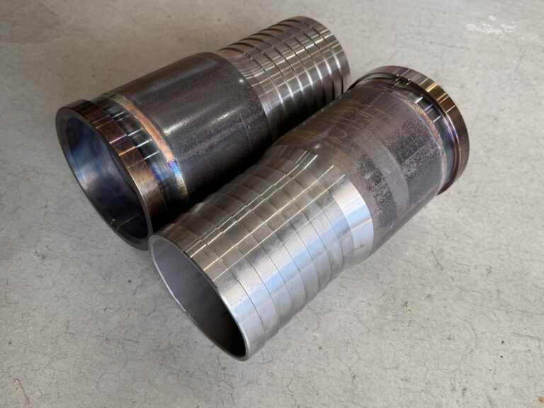 Custom fabricated steel hose tails and weld-on shouldered fittings for tunnelling, mining and heavy industry. Fast manufacturing by Fox Global Australia.